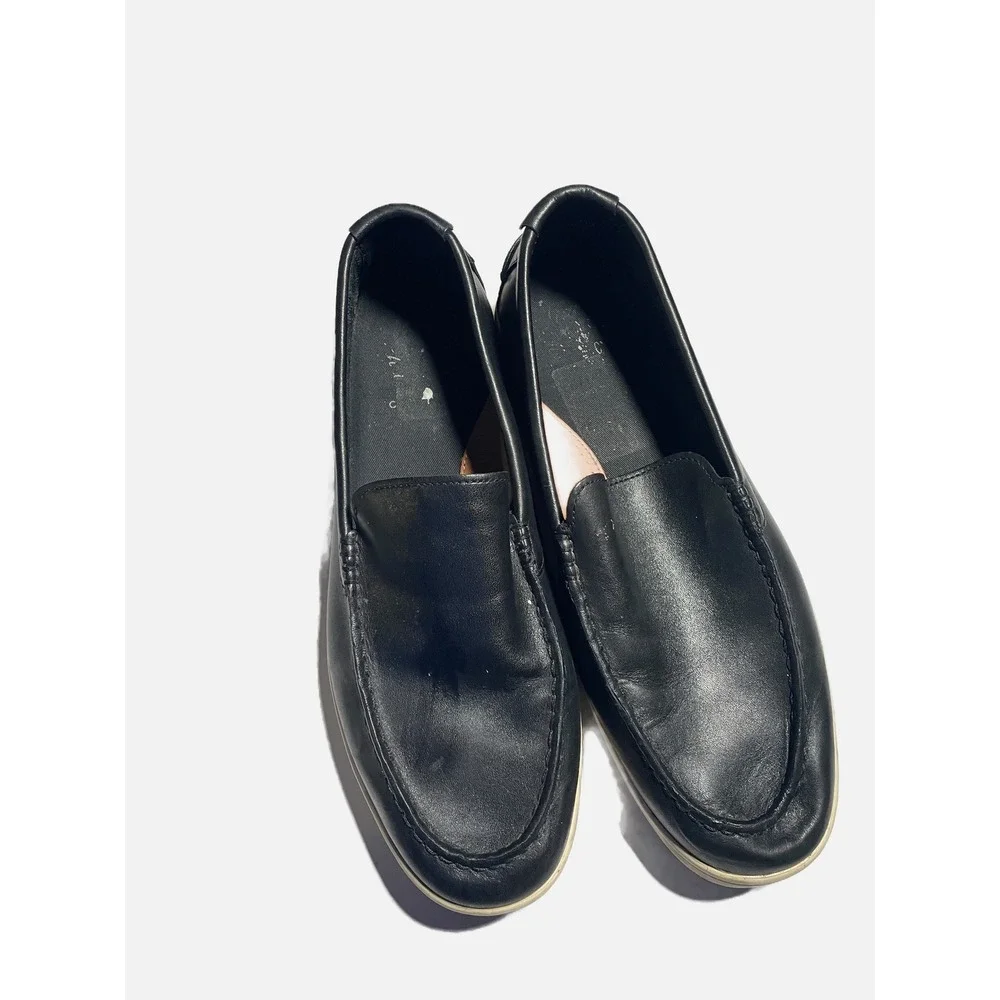 Cole Haan Loafers Mens 13 Black Leather Slip On Casual Dress Moc Toe C216769